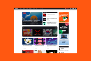 Онлайн-СМИ о криптовалютах — дизайн сайта