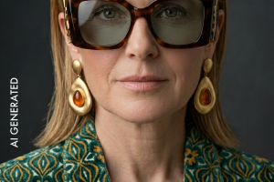 Создание нейромодели Виктории Валенти для брендов luxury fashion: 46-летняя итальянка-американка в образе Gucci Garden и Saint Laurent