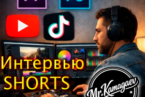 Монтаж и создание видео, SHORTS, клипы.