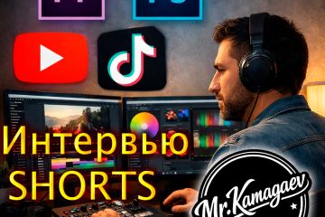 Монтаж и создание видео, SHORTS, клипы.