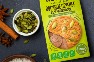 Дизайн упаковки овсяного печенья Nutvill