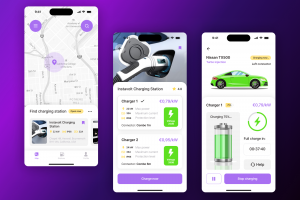 Мобильное приложение для электрокаров