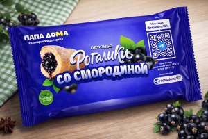 ✨ Разработала дизайн этикетки для бренда «Папа Дома»