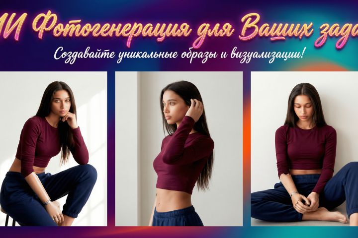 ИИ Фотогенерация | Фотосессия | Восстановление фото
