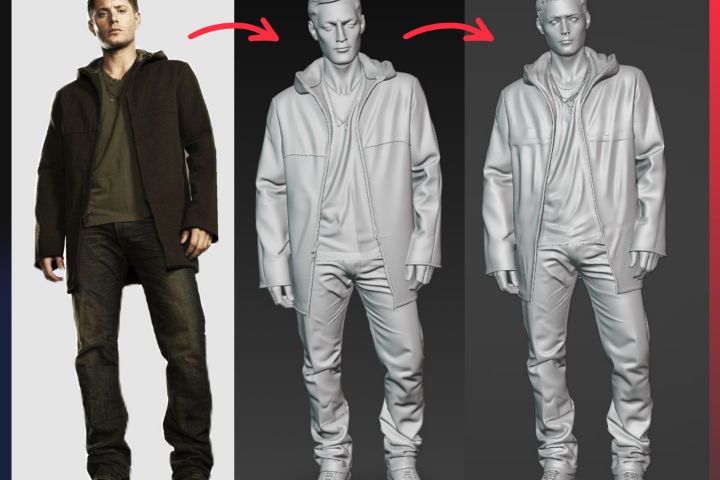 Доработка 3Д-моделей после ИИ - 5685633