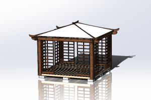 Беседка деревянная