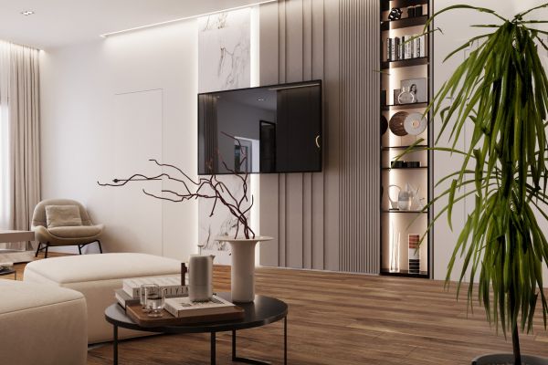 Дизайн-проект дома 150 м² с планировкой для семьи с двумя детьми и бабушкой