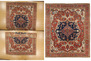 "Сшивание" изображения ковра из нескольких фотографий