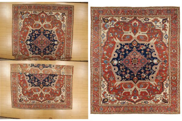 "Сшивание" изображения ковра из нескольких фотографий