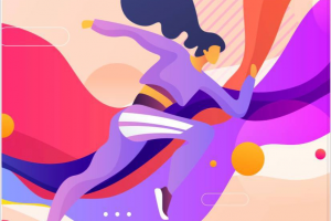 Дизайн листовки для фитнес-клуба