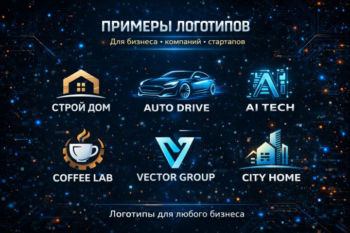 Логотип для бизнеса — современный дизайн с помощью AI - 5686916