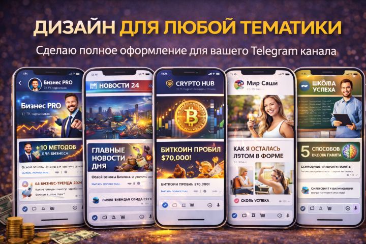 Оформление Telegram канала под ключ - 5687181