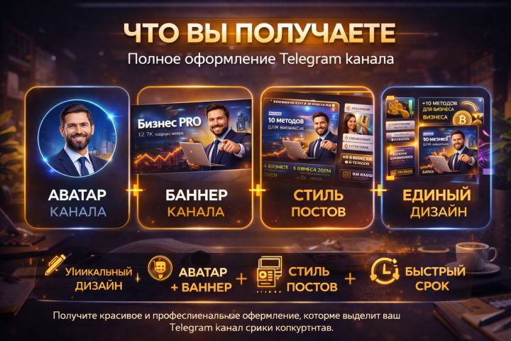 Оформление Telegram канала под ключ - 5687183