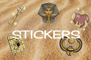 Египетские смайлик для телеграма