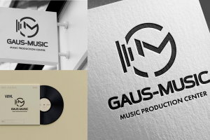 Логотип для музыкального лейбла - Gaus Music