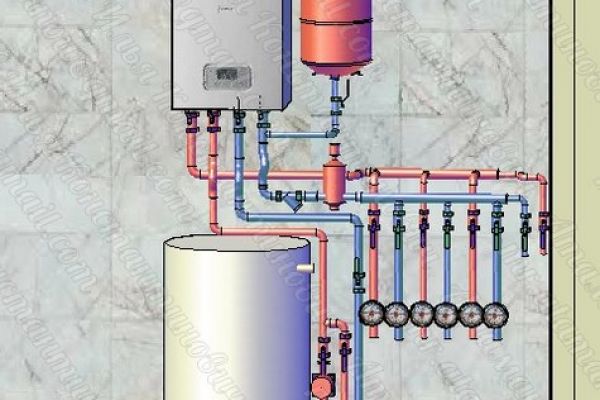 Рабочий проект котельной, для коттеджа