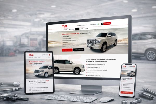 Комплексный digital-проект для автосервиса TLS