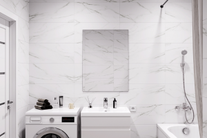 Визуализация санузла в стиле Стандарт (Светлый)