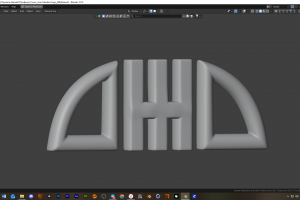 3D модель логотипа для печати на 3D принтере