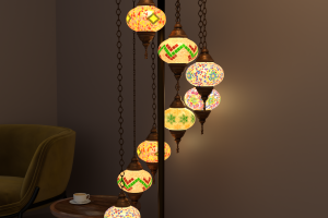 визуализация турецкой лампы