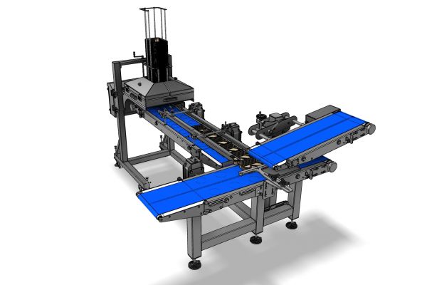 Автомат по укладке продукта в лотки