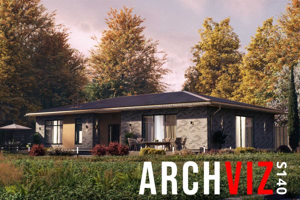 3D Visualization | Country House S140