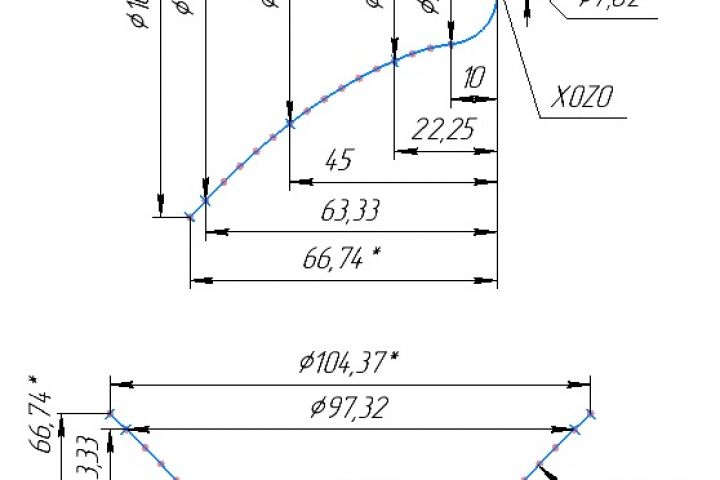 Программа для ЧПУ станка (фрезерование металл деталей)