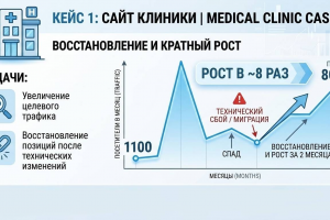 Продвижение сайта клиники