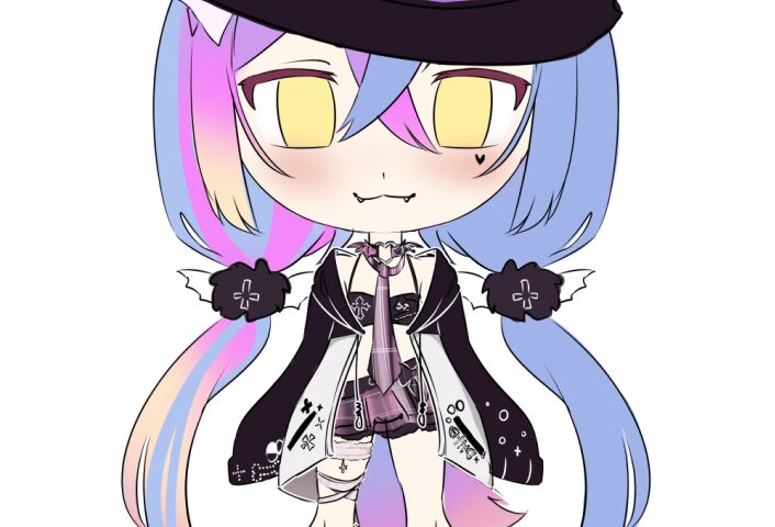create Vtub chibi model,риг втуб моделей и арт