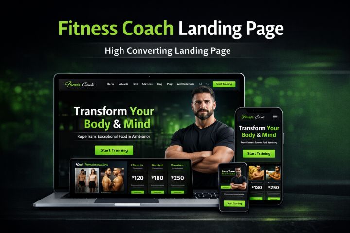 Современный дизайн сайта или лендинга