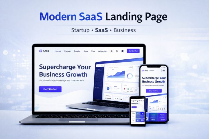 Современный дизайн сайта или лендинга - 5691108