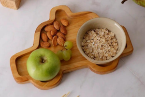 Создана карточка товара “Тарелка деревянная детская” во время обучения.