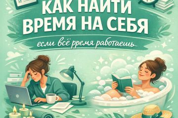 Пост «Как найти время на себя, если всё время работаешь»