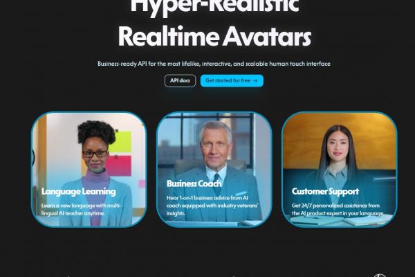 LiveAvatar — продуктовый сайт для платформы realtime AI-аватаров
