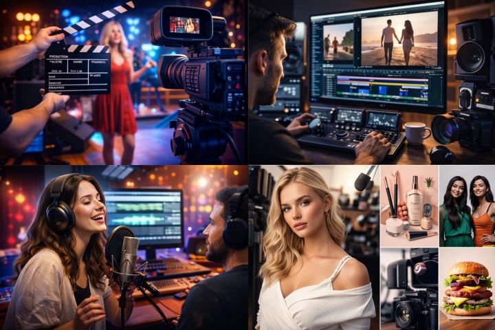 Создание Аi  контента (видео,песни, фото и т.д.)