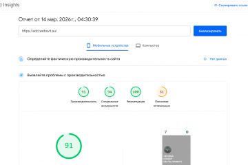 Поддержка зеленой зоны пейджспид