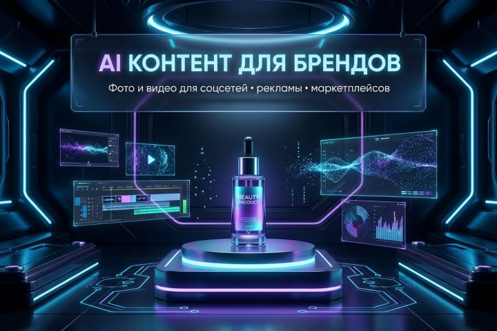 Создаю рекламные AI-изображения и короткие AI-видео для брендов