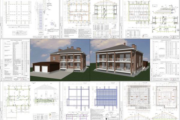 Проект дома: 3эт. ИЖС_КР-Р. Жилая площадь -281м2.
