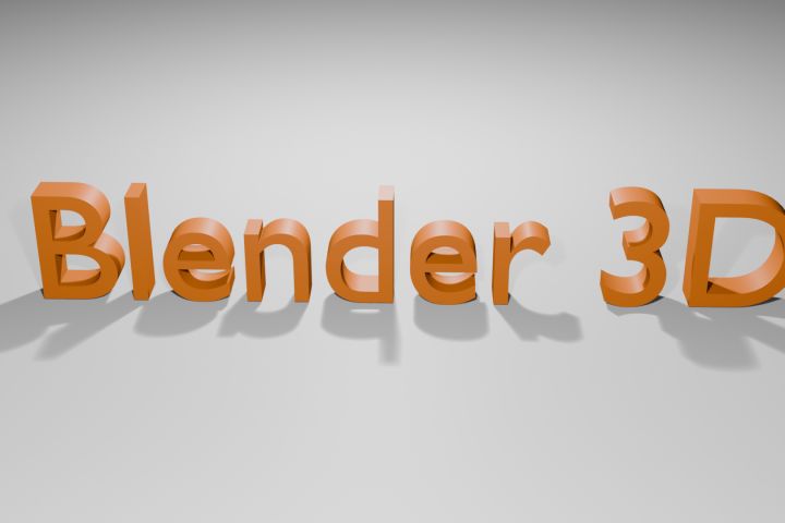 Создам простую 3д модель в Blender