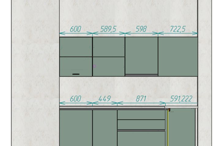Базис модель мебели для заказа на производстве самостоятельной сборки - 5694105