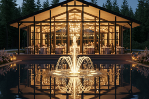 Эскизный проект свадебного event-павильона «Соловьиная роща» (Московская область)