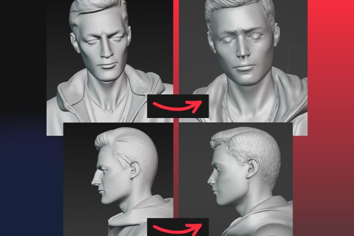 Доработка 3Д-моделей после ИИ