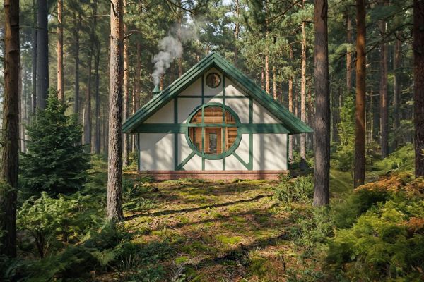 Проект капитальной семейной бани в классическом стиле (Санкт-Петербург)