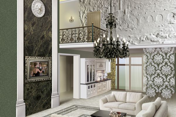 Гостиная в стиле арт-деко