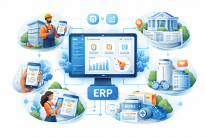 ERP для сервисной организации ЖКХ: заявки, мобильные приложения, платежи, ИИ