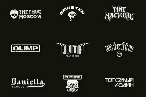 Rock, punk and metal bands Logo design - Collection (2020-2022)