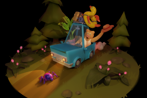 Создание иллюстрации с использованием 3D