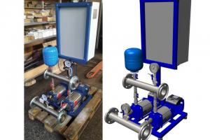 Насосная станция повышения давления (ХВС)
