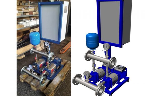 Насосная станция повышения давления (ХВС)