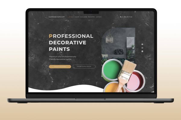 Лендинг компании Kamenevgroup